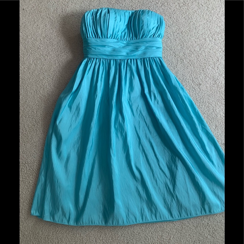 Robins egg blue bridesmaid/homecoming/prom dress